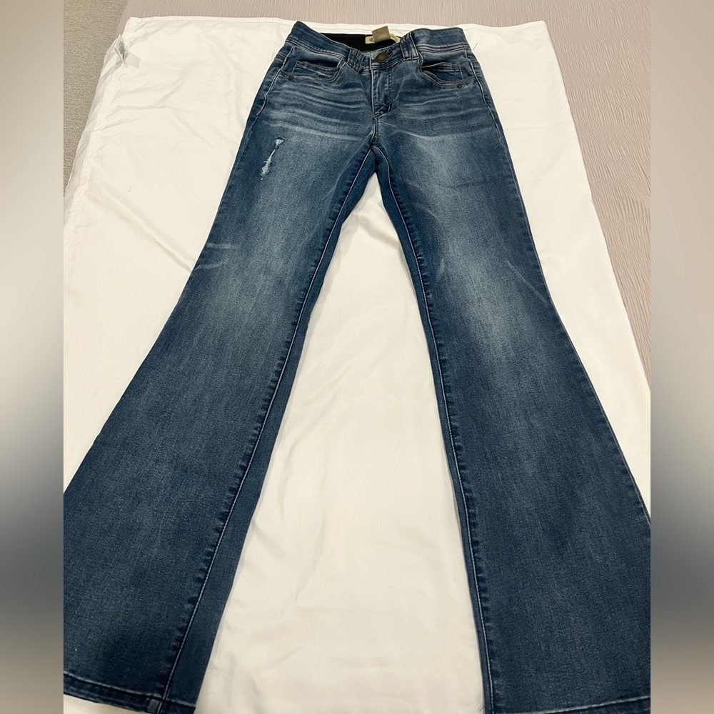 Democracy Dark Blue Flare Jeans - Size 2